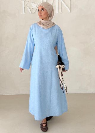 Linierte Basic Abaya