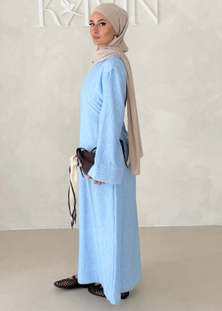Linierte Basic Abaya