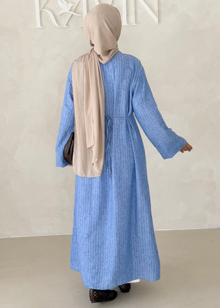 Linierte Basic Abaya