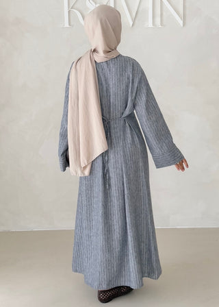 Linierte Basic Abaya