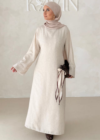 Linierte Basic Abaya