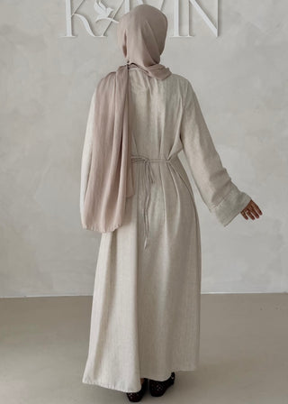 Linierte Basic Abaya