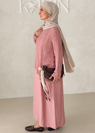 Kleid mit Spitzenoberteil (Zweiteilig)