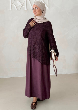 Kleid mit Spitzenoberteil (Zweiteilig)