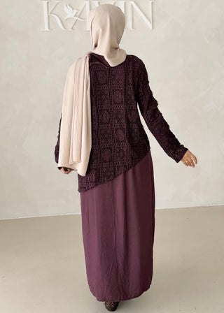 Kleid mit Spitzenoberteil (Zweiteilig)