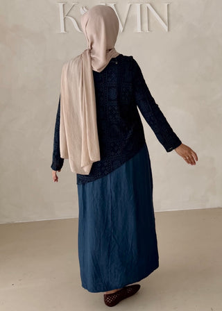 Kleid mit Spitzenoberteil (Zweiteilig)