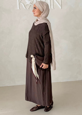 Kleid mit Spitzenoberteil (Zweiteilig)