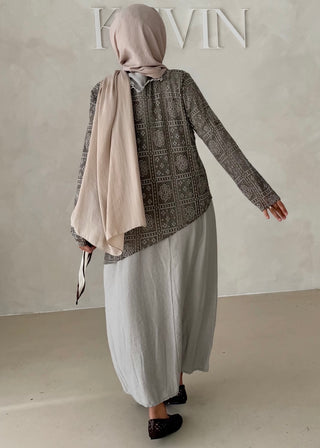 Kleid mit Spitzenoberteil (Zweiteilig)