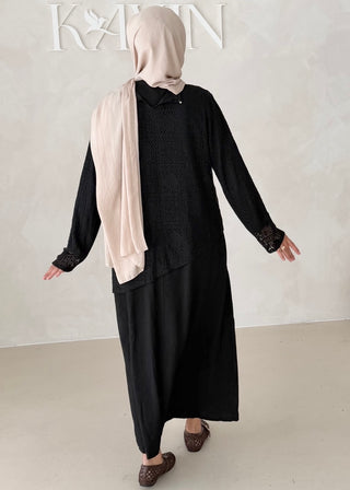 Kleid mit Spitzenoberteil (Zweiteilig)