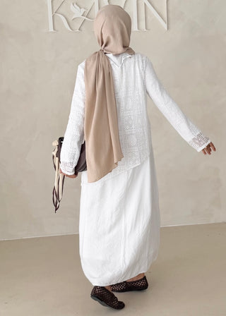 Kleid mit Spitzenoberteil (Zweiteilig)