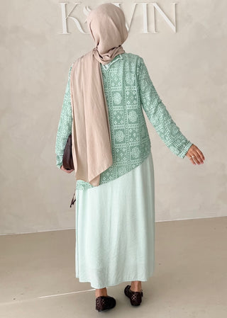 Kleid mit Spitzenoberteil (Zweiteilig)