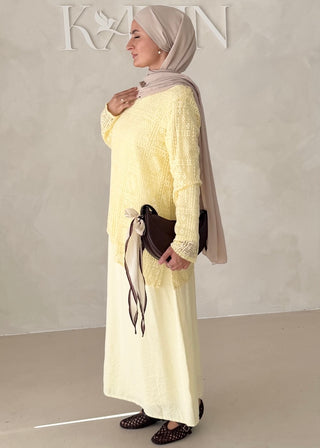 Kleid mit Spitzenoberteil (Zweiteilig)