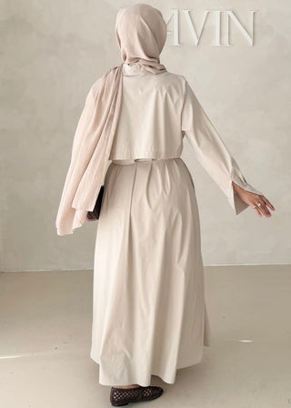 Basic Hemdkleid mit Gürtel