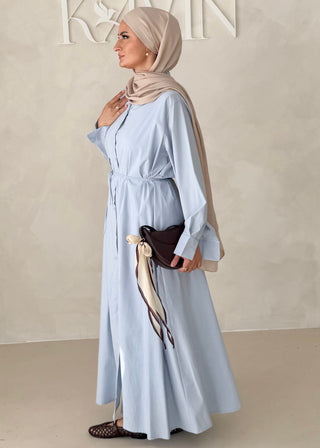 Basic Hemdkleid mit Gürtel