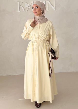 Basic Hemdkleid mit Gürtel