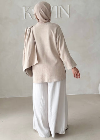 Short Jacke mit Schal
