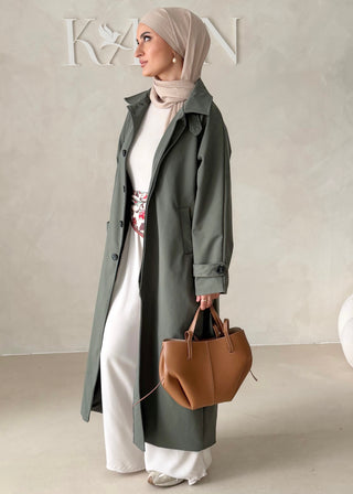Trenchcoat mit Gürtel