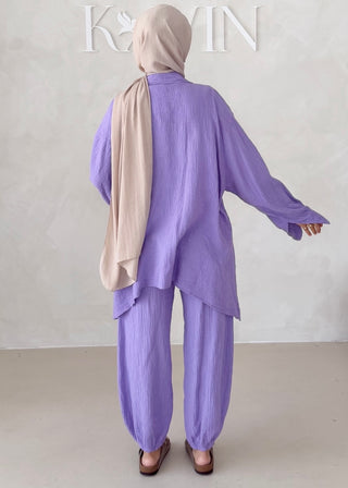 Musselin Zweiteiler BLUSE MIT HOSE