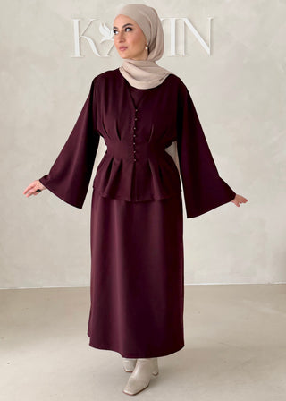 Diana Zweiteiler Set mit Unterkleid