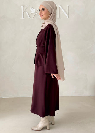 Diana Zweiteiler Set mit Unterkleid