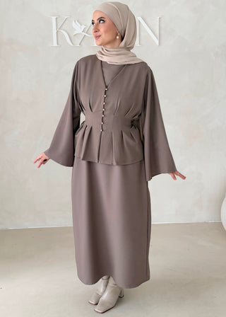 Diana Zweiteiler Set mit Unterkleid