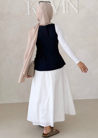 Peplum Oberteil KURZARM
