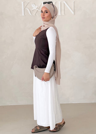 Peplum Oberteil KURZARM
