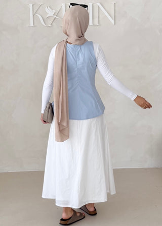 Peplum Oberteil KURZARM