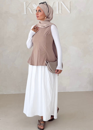 Peplum Oberteil KURZARM