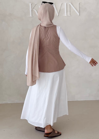 Peplum Oberteil KURZARM