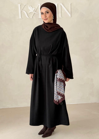 Soft Abaya mit Gürtel