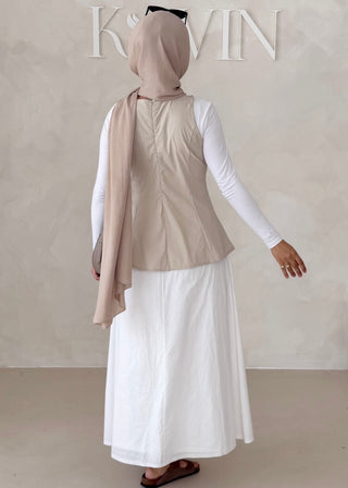 Peplum Oberteil KURZARM