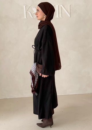 Soft Abaya mit Gürtel