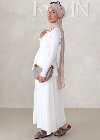 Peplum Oberteil KURZARM
