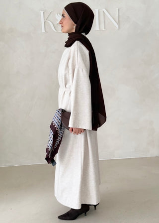 Soft Abaya mit Gürtel