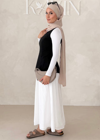 Peplum Oberteil KURZARM