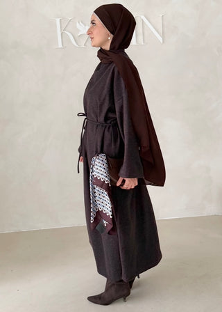 Soft Abaya mit Gürtel