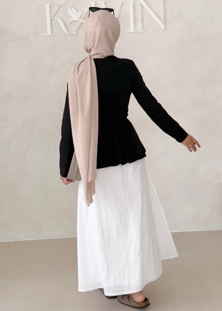 Peplum Oberteil LANGARM