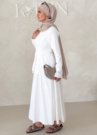 Peplum Oberteil LANGARM