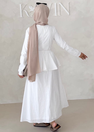 Peplum Oberteil LANGARM