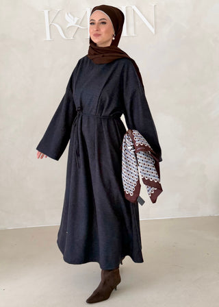 Soft Abaya mit Gürtel
