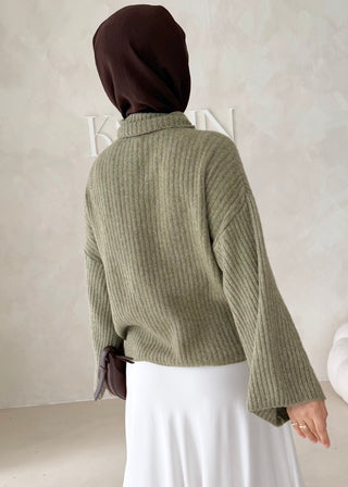Pullover mit Kragen