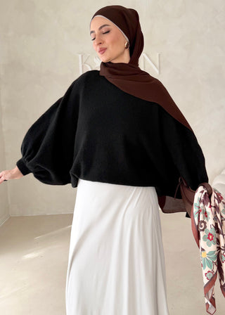 Pullover mit Fledermausärmel