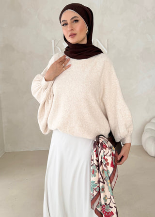Pullover mit Fledermausärmel