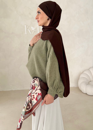 Pullover mit Fledermausärmel