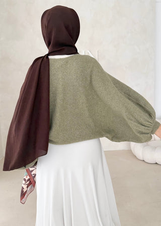 Pullover mit Fledermausärmel