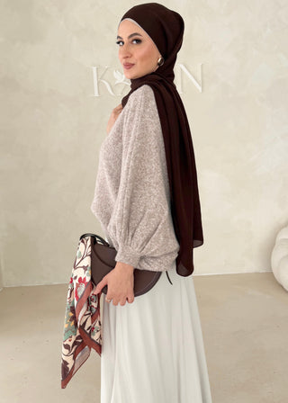 Pullover mit Fledermausärmel