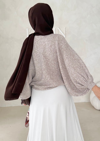Pullover mit Fledermausärmel