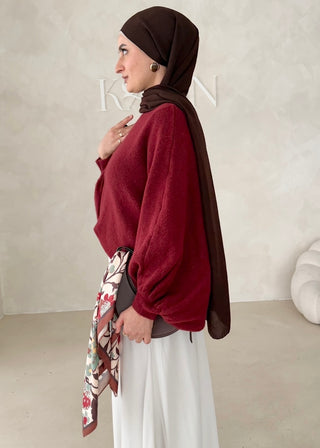 Pullover mit Fledermausärmel