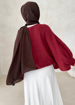 Pullover mit Fledermausärmel
